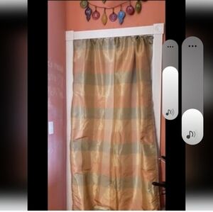Chic Plaid Lined Curtain